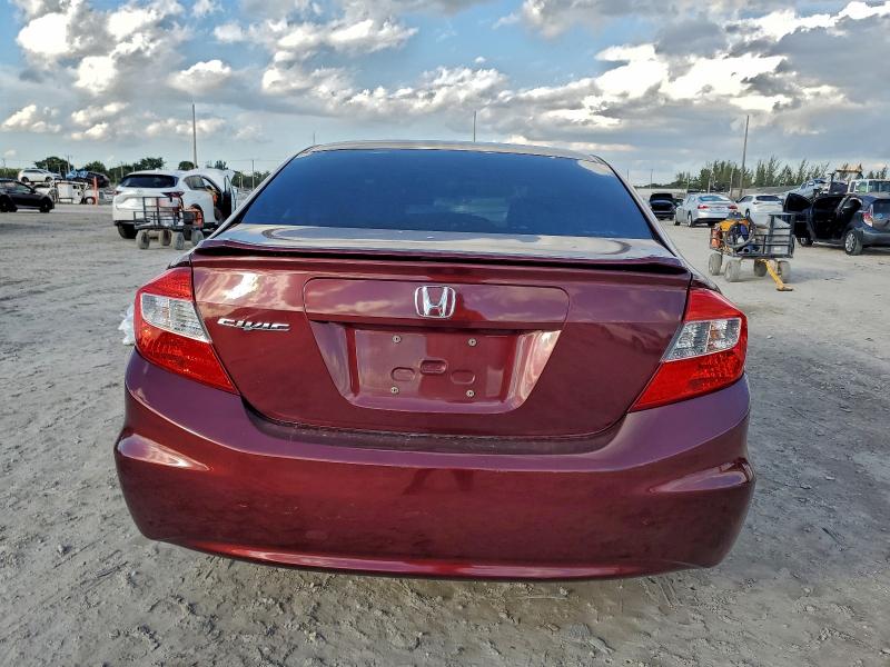 Photo 6 from auction – 2012 HONDA CIVIC EXL with VIN 19XFB2F98CE348324