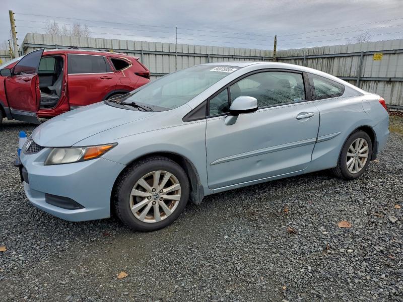HONDA CIVIC EX 2012 with VIN 2HGFG3B8XCH522243 - Photo from auction