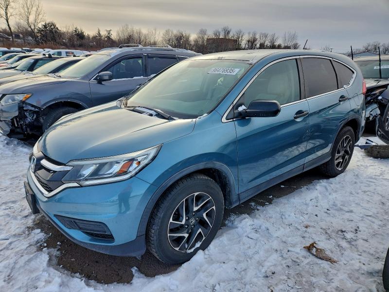 HONDA CR-V SE 2016 with VIN 5J6RM4H41GL102887 - Photo from auction