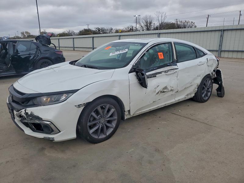 HONDA CIVIC EX 2019 with VIN 19XFC1F33KE005129 - Photo from auction