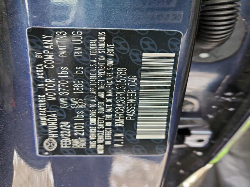 Photo 14 from auction – 2024 HYUNDAI VENUE SEL with VIN KMHRC8A39RU315788