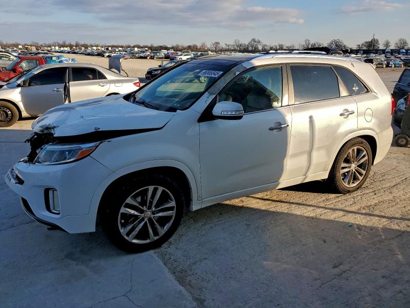 KIA SORENTO SX 2014 with VIN 5XYKW4A72EG454584 - Photo from auction