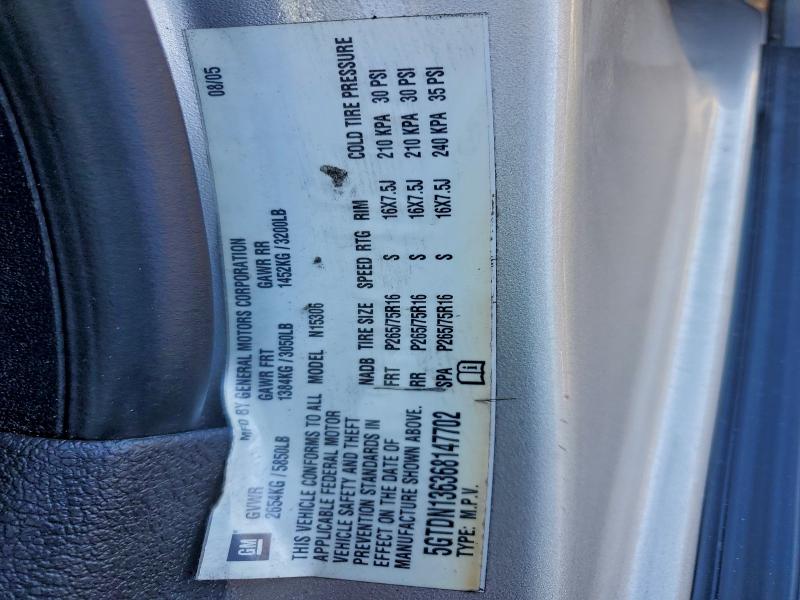 Photo 14 from auction – 2006 HUMMER H3 with VIN 5GTDN136368147702