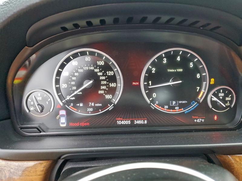 Photo 9 from auction – 2012 BMW 550 XI with VIN WBAFU9C56CDY69934