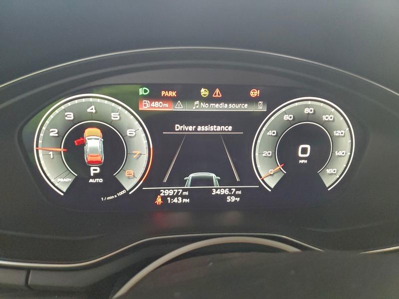 Photo 9 from auction – 2021 AUDI A4 ALLROAD with VIN WA18AAF45MA008590