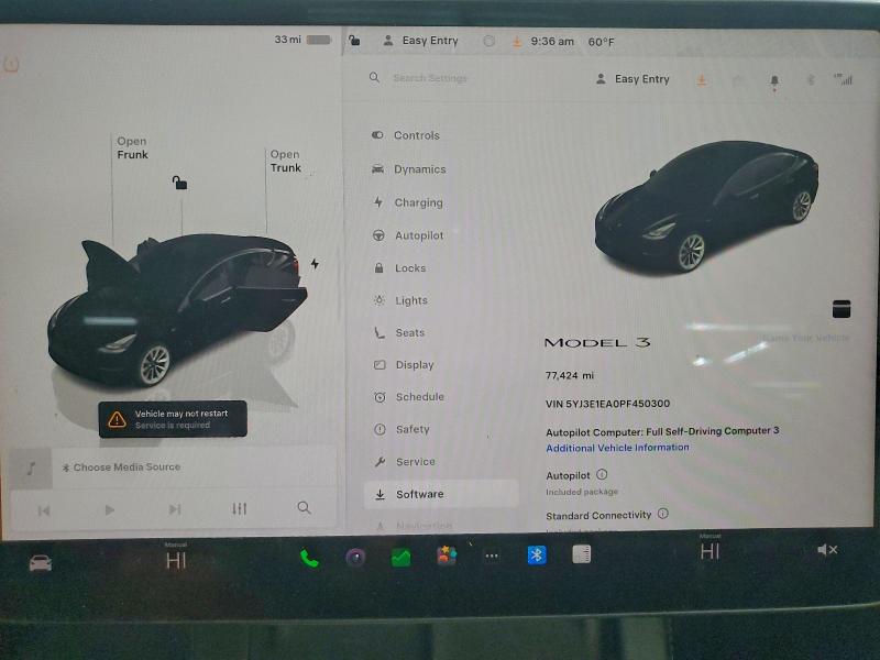 Photo 9 from auction – 2023 TESLA MODEL 3 with VIN 5YJ3E1EA0PF450300
