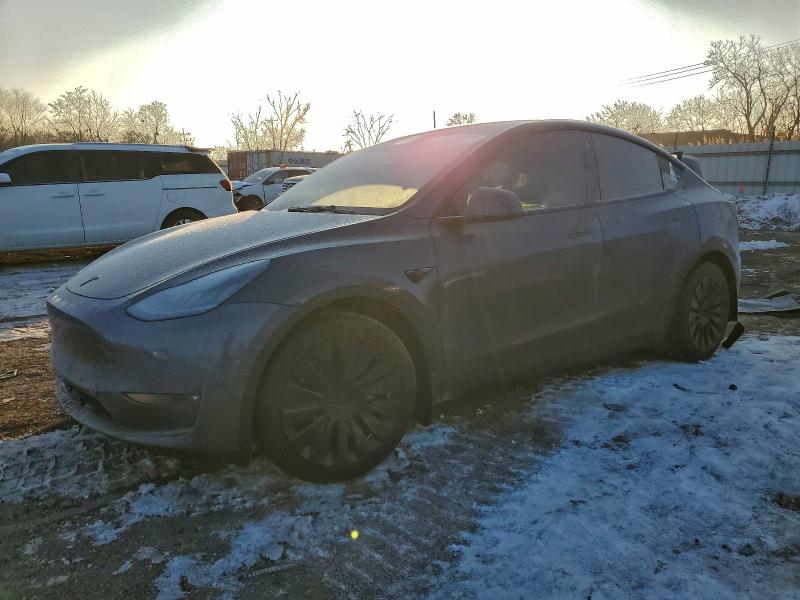 TESLA MODEL Y 2021 with VIN 5YJYGAEE5MF265707 - Photo from auction