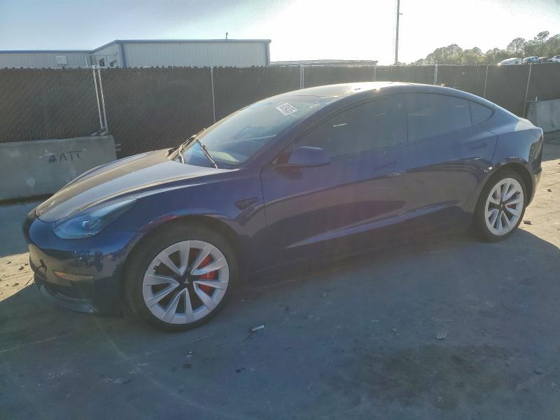 TESLA MODEL 3 2021 with VIN 5YJ3E1EA9MF046410 - Photo from auction
