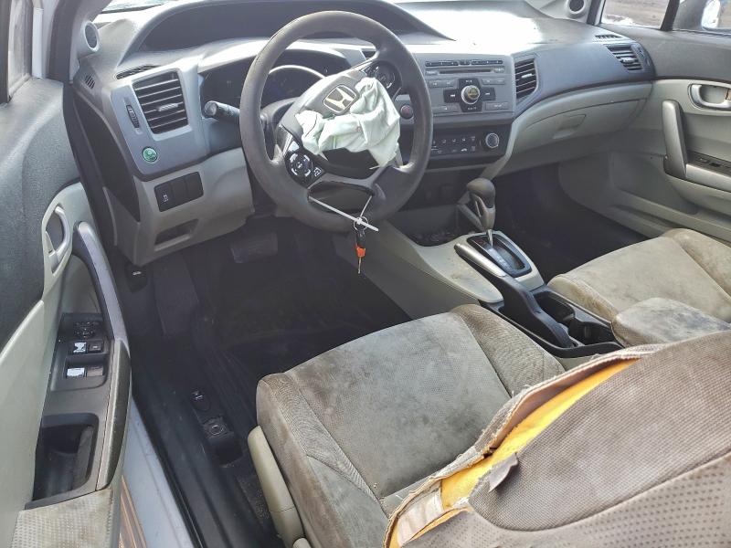 Photo 8 from auction – 2012 HONDA CIVIC LX with VIN 2HGFG3B56CH555181