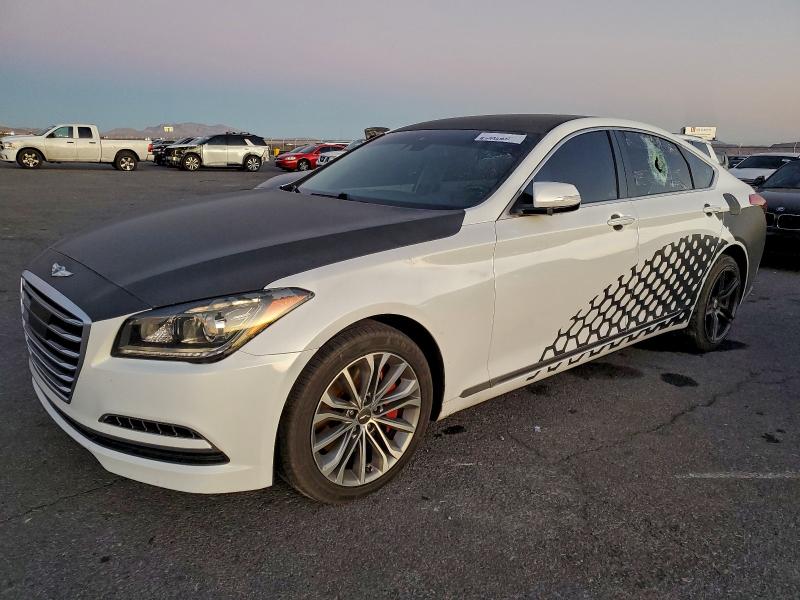 GENESIS G80 BASE 2017 with VIN KMHGN4JE2HU190045 - Photo from auction