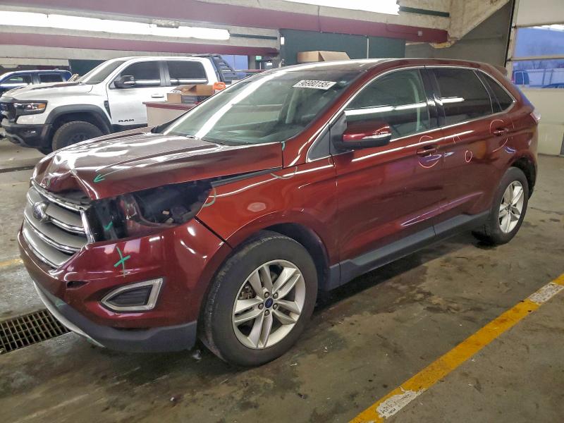 FORD EDGE SEL 2015 with VIN 2FMPK3J93FBC25698 - Photo from auction