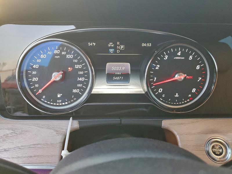 Photo 9 from auction – 2018 MERCEDES-BENZ E 400 with VIN WDD1J6FB8JF054504