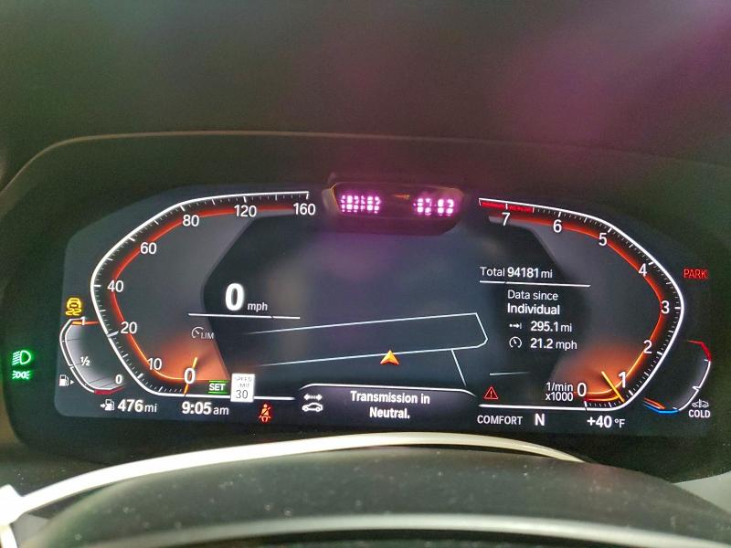 Photo 9 from auction – 2020 BMW X5 XDRIVE4 with VIN 5UXCR6C01LLL83014