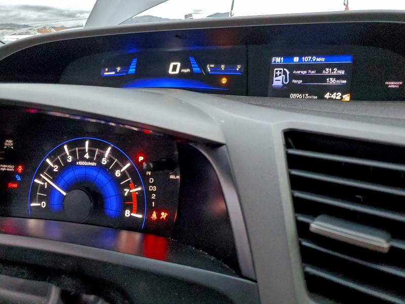 Photo 9 from auction – 2012 HONDA CIVIC with VIN 19XFB2F52CE389321