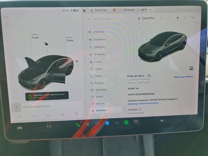 Photo 9 from auction – 2021 TESLA MODEL 3 with VIN 5YJ3E1EB3MF853160
