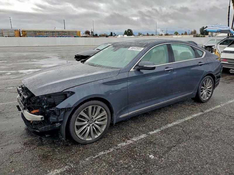 Photo 1 from auction – 2017 GENESIS G80 ULTIMA with VIN KMHGN4JF8HU180676