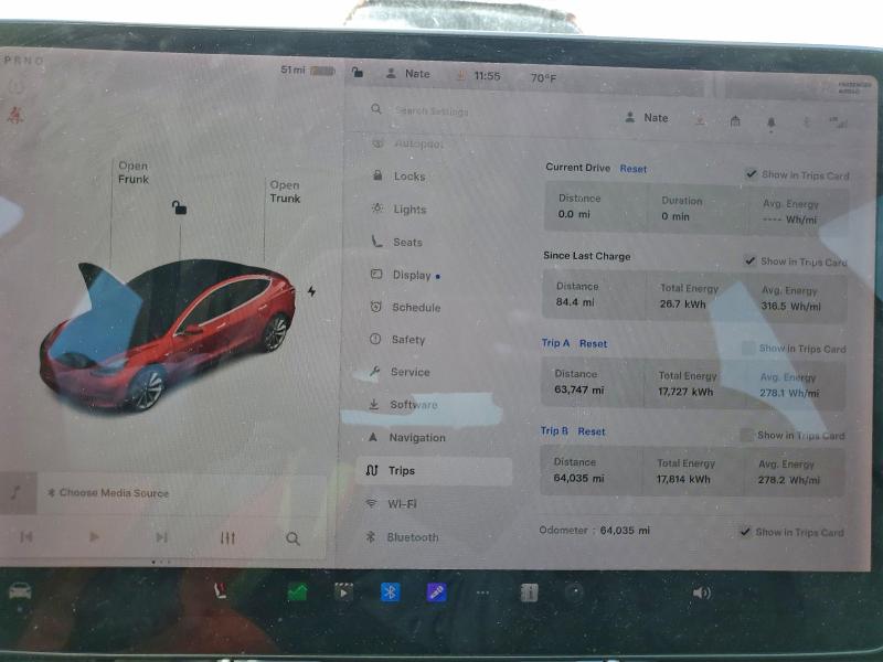Photo 9 from auction – 2018 TESLA MODEL 3 with VIN 5YJ3E1EB7JF117320