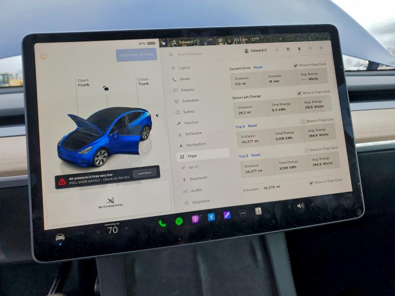 Photo 9 from auction – 2023 TESLA MODEL Y with VIN 7SAYGDEE2PF837941