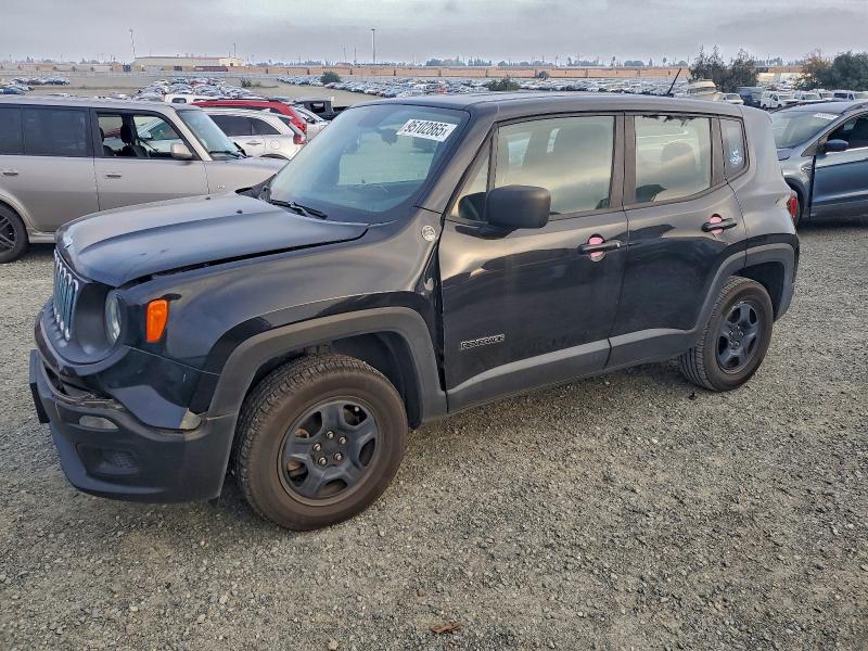 JEEP RENEGADE S 2017 with VIN ZACCJBAB4HPG48372 - Photo from auction