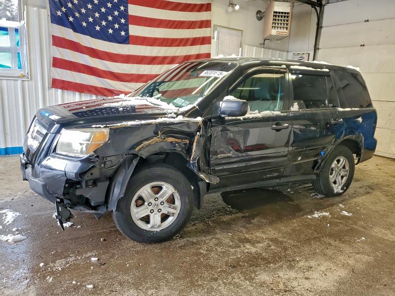 HONDA PILOT LX 2006 with VIN 2HKYF18166H559309 - Photo from auction