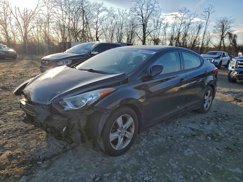 HYUNDAI ELANTRA GL 2013 with VIN 5NPDH4AE2DH444792 - Photo from auction
