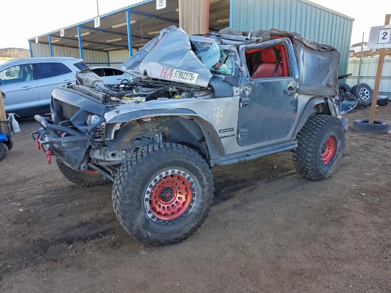 JEEP WRANGLER S 2015 with VIN 1C4AJWAG1FL747243 - Photo from auction