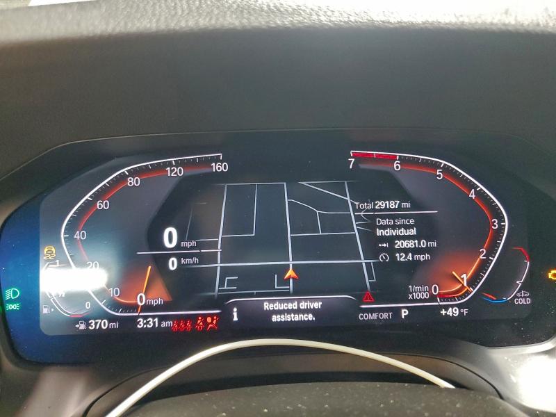 Photo 9 from auction – 2021 BMW 330XI with VIN 3MW5R7J01M8B85347