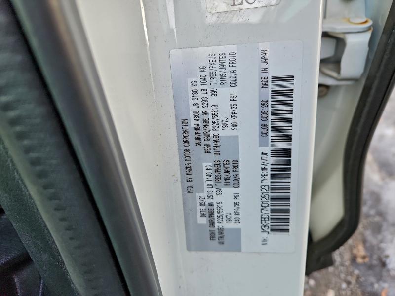 Photo 14 from auction – 2021 MAZDA CX-5 GT with VIN JM3KFBDY7M0128123