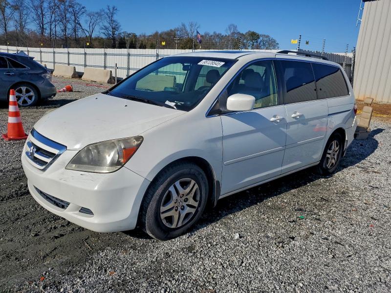 HONDA ODYSSEY EX 2007 with VIN 5FNRL38687B448989 - Photo from auction