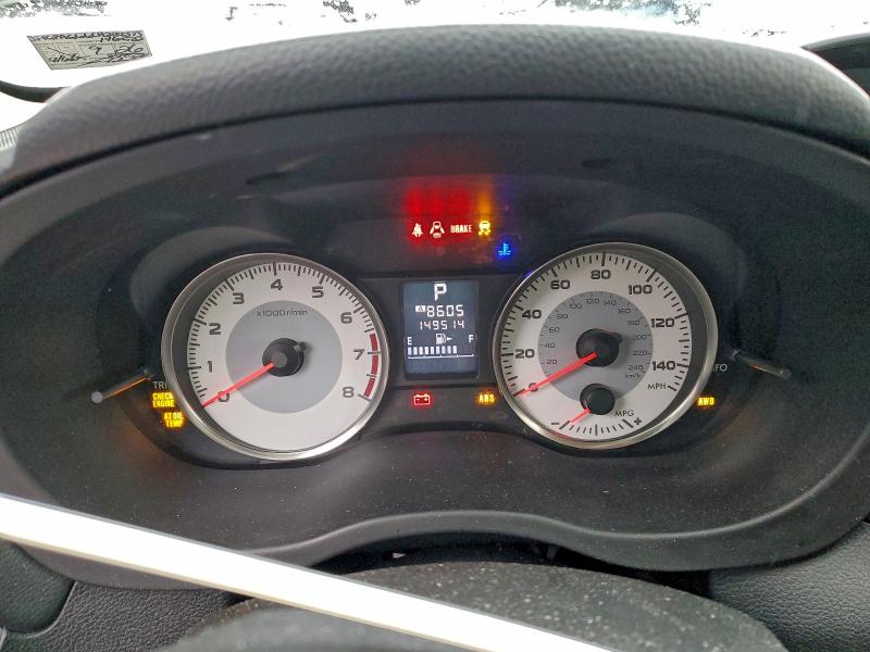 Photo 9 from auction – 2012 SUBARU IMPREZA LI with VIN JF1GPAG66CH244273