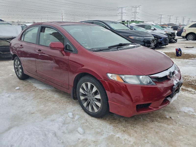 Photo 4 from auction – 2009 HONDA CIVIC EX with VIN 19XFA168X9E015703