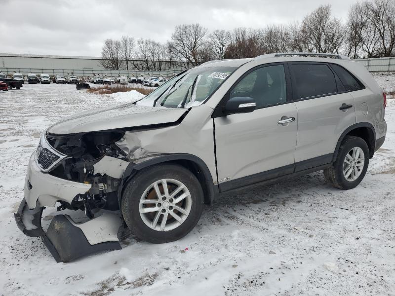 KIA SORENTO LX 2015 with VIN 5XYKTCA60FG656626 - Photo from auction