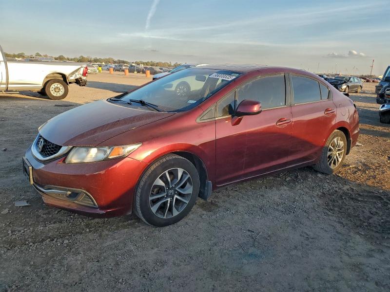 HONDA CIVIC EX 2013 with VIN 2HGFB2F87DH559058 - Photo from auction