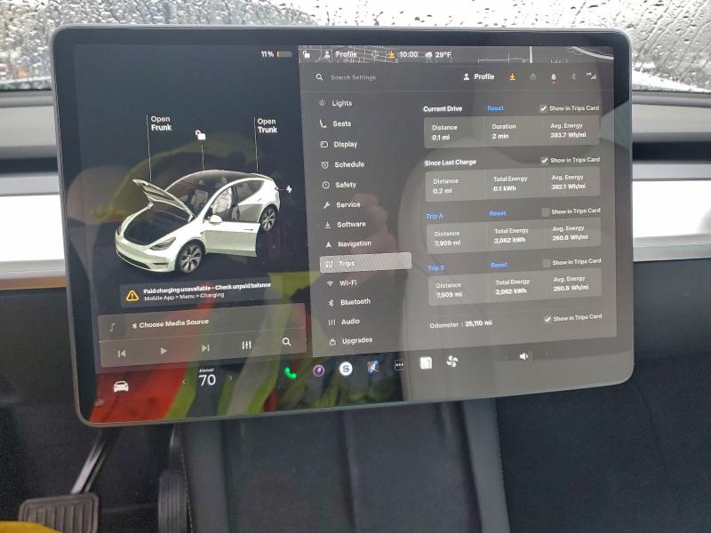 Photo 9 from auction – 2021 TESLA MODEL Y with VIN 5YJYGDEE8MF173329