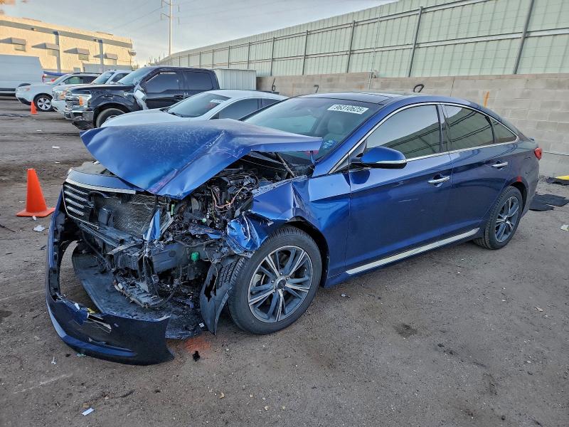HYUNDAI SONATA SPO 2015 with VIN 5NPE34AF3FH070949 - Photo from auction