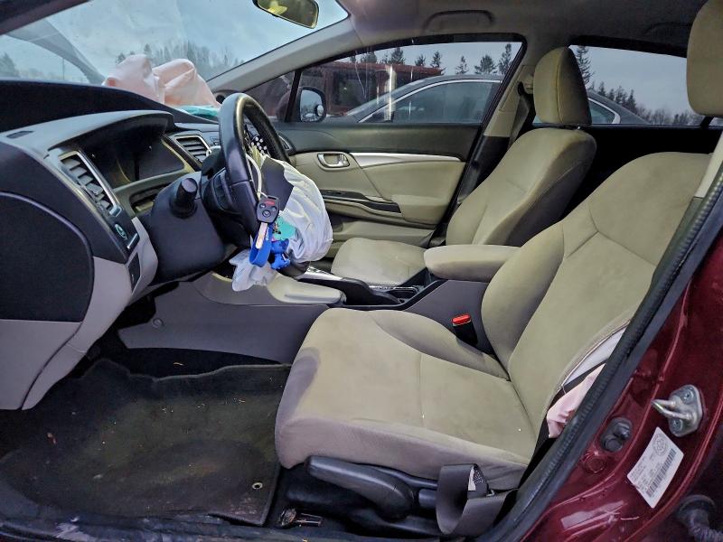 Photo 7 from auction – 2013 HONDA CIVIC LX with VIN 2HGFB2F5XDH000416