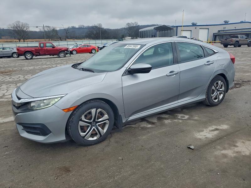 HONDA CIVIC LX 2016 with VIN 19XFC2F55GE031438 - Photo from auction