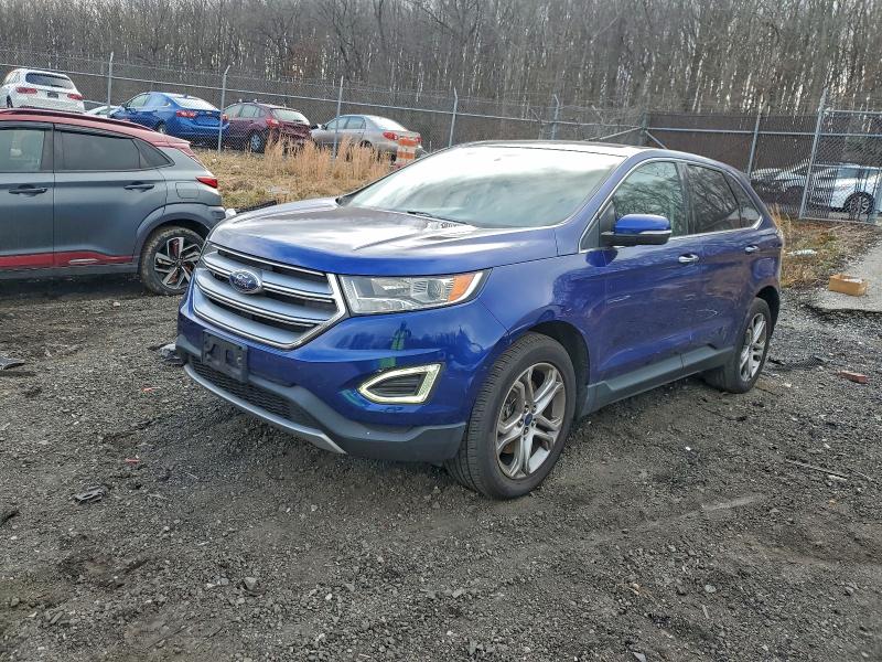 FORD EDGE TITAN 2015 with VIN 2FMTK4K92FBB42833 - Photo from auction