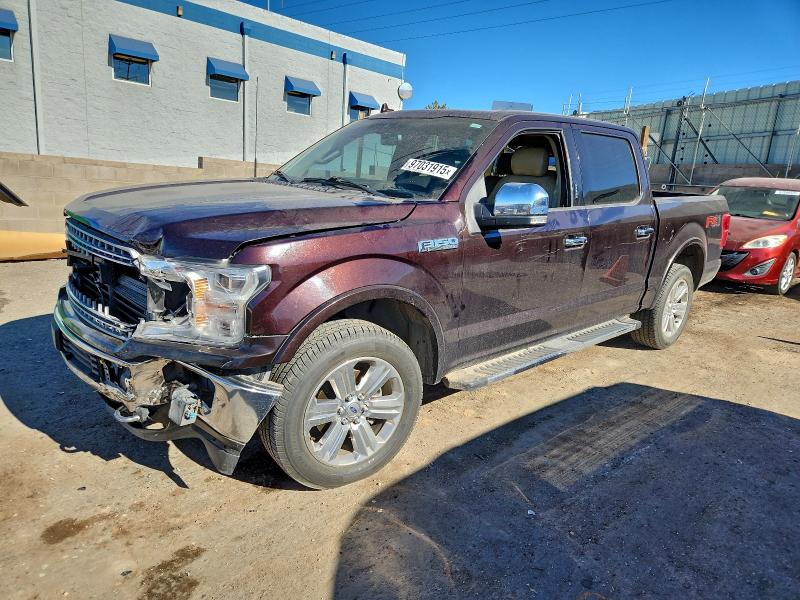 FORD F150 SUPER 2018 with VIN 1FTEW1E53JKC03291 - Photo from auction