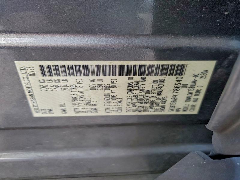 Photo 14 from auction – 2023 NISSAN ROGUE with VIN 5N1BT3BA9PC786540