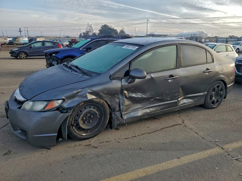 HONDA CIVIC LX 2010 with VIN 19XFA1F58AE066448 - Photo from auction