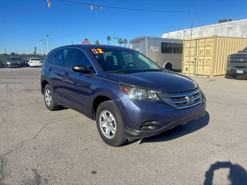 HONDA CR-V LX 2012 with VIN 5J6RM3H36CL026224 - Photo from auction
