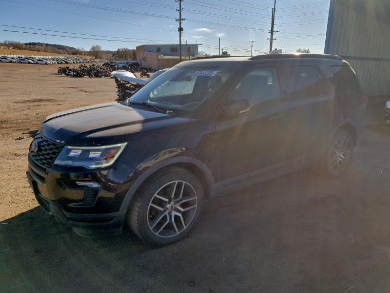 FORD EXPLORER S 2018 with VIN 1FM5K8GT5JGC02030 - Photo from auction