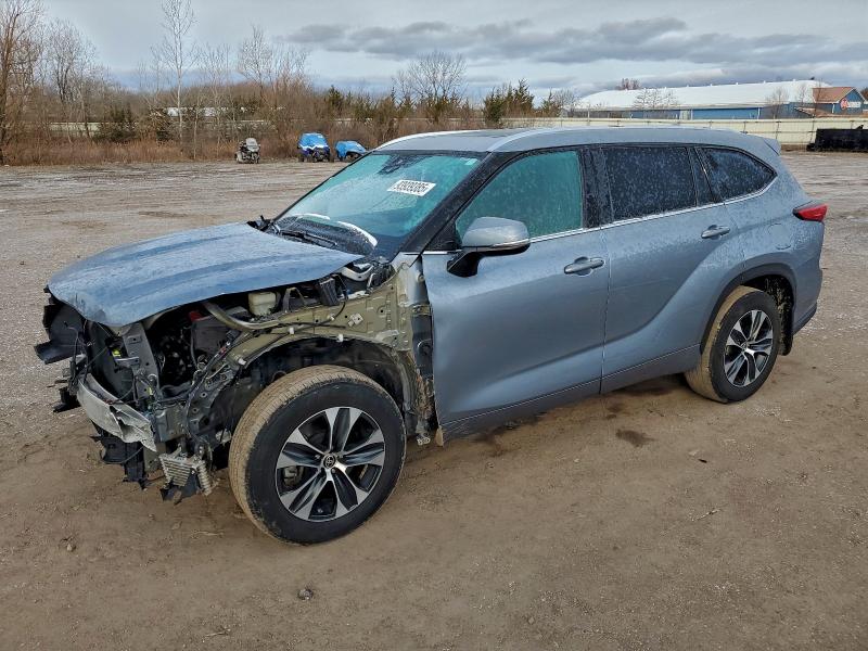 TOYOTA HIGHLANDER 2020 with VIN 5TDGZRBH3LS010728 - Photo from auction