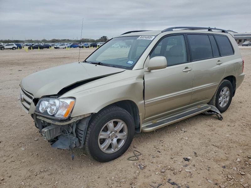 TOYOTA HIGHLANDER 2003 with VIN JTEGF21A730120510 - Photo from auction