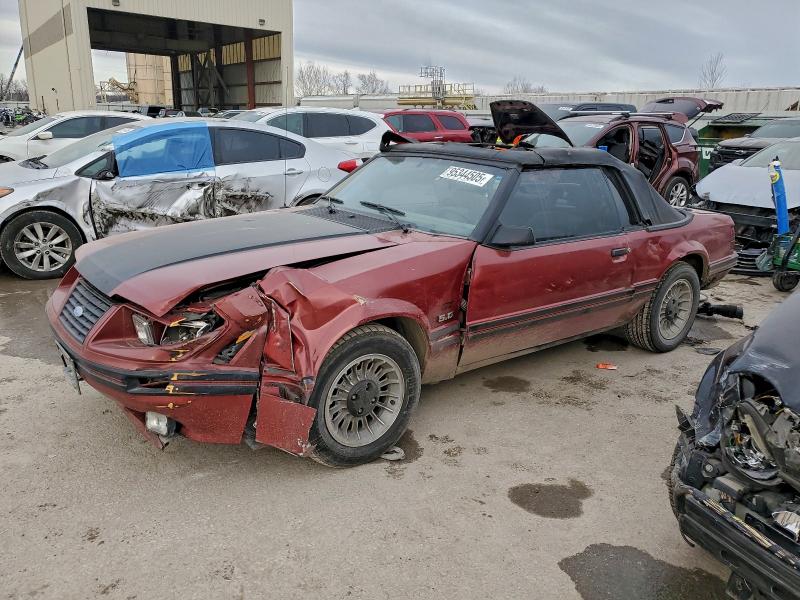 FORD MUSTANG GL 1984 with VIN 1FABP27M8EF151011 - Photo from auction