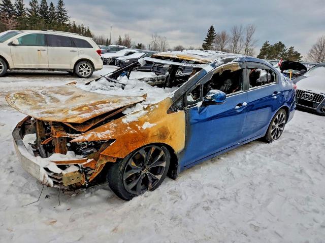 HONDA CIVIC 2013 with VIN 2HGFB2F5XDH021329 - Photo from auction