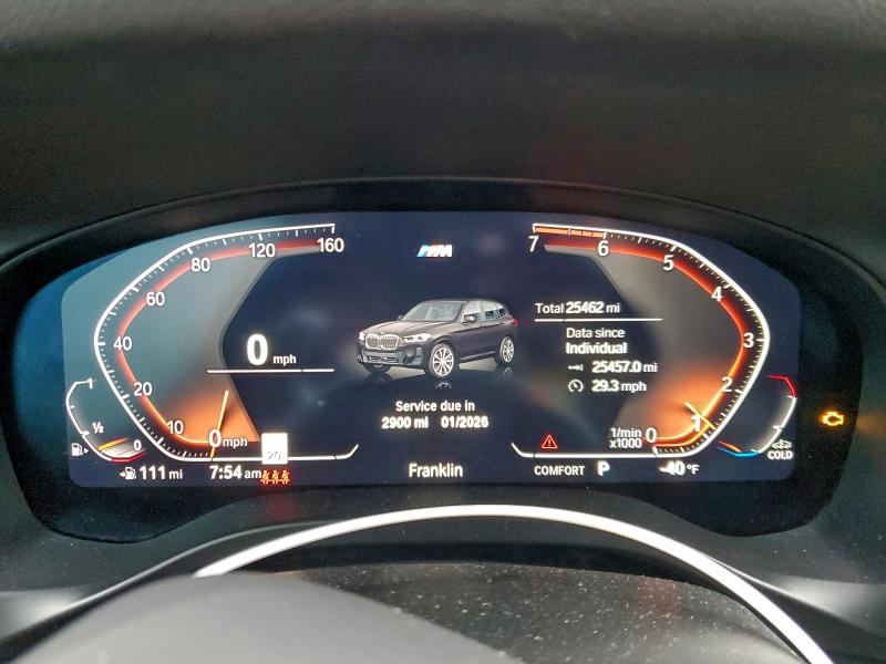 Photo 9 from auction – 2023 BMW X3 SDRIVE3 with VIN 5UX43DP09P9R19151