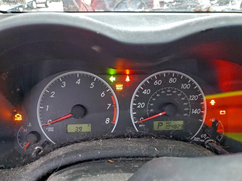 Photo 9 from auction – 2013 TOYOTA COROLLA BA with VIN 5YFBU4EE3DP193393