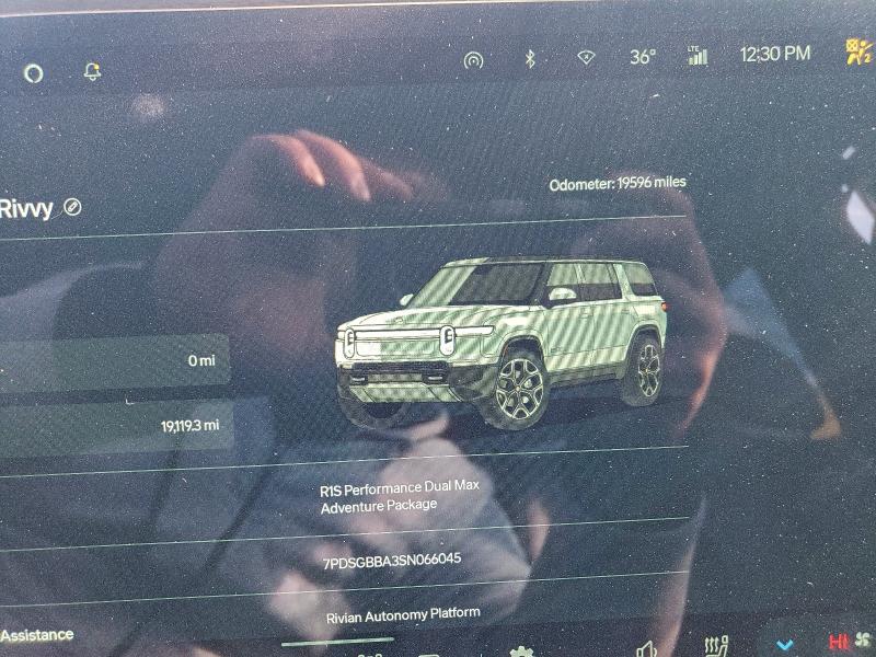 Photo 9 from auction – 2025 RIVIAN R1S ADVENT with VIN 7PDSGBBA3SN066045
